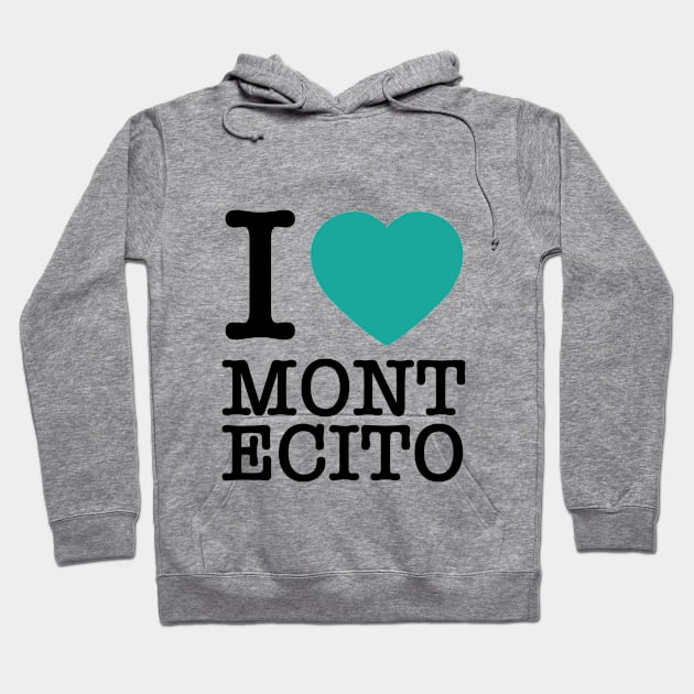 I "heart" montecito Hoodie by hamiltonarts